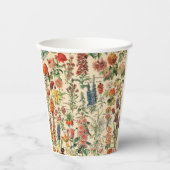  bloemen  papieren bekers (Voorkant)