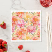 Bloemen Papieren Servetten (Insitu)