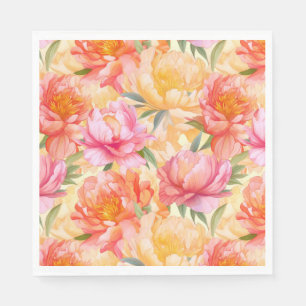 Bloemen Papieren Servetten
