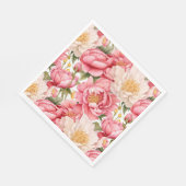 Bloemen Papieren Servetten (Hoek)