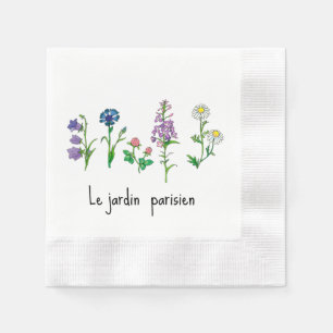 Bloemen, Parijse tuin Servet