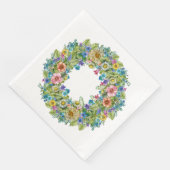  Bloemen Party Goederen Servetten (Hoek)