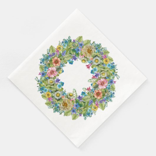  Bloemen Party Goederen Servetten (Hoek)