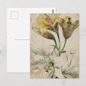 bloemen Pasen Briefkaart (Voorkant / Achterkant)