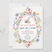 Bloemen Pasen Brunch & Eieren zoeken  Kaart (Voorkant)