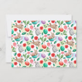 Bloemen Pasen Ei Hunt & Brunch Kaart (Achterkant)