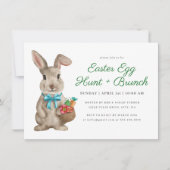 Bloemen Pasen Ei Hunt & Brunch Kaart (Voorkant)