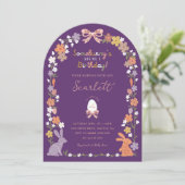 Bloemen Pasen Iemand heeft een verjaardagsfoto Kaart (Staand voorkant)