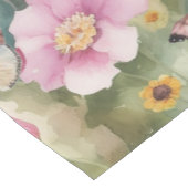 Bloemen pastel korte tafelloper (Hoek)