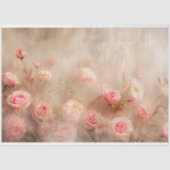  Bloemen Pastel Pinks & Witte Decoupage Tissuepapier (Voorkant)