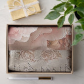 Bloemen  pastel roze pioenen Decoupage Tissuepapier (Geschenk)