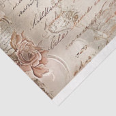 Bloemen  pastel roze pioenen Decoupage Tissuepapier (Detail)