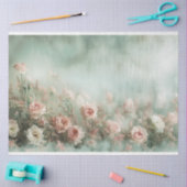 Bloemen  Pastel Rozen Pioenrozen Decoupage Tissuepapier (Craft)