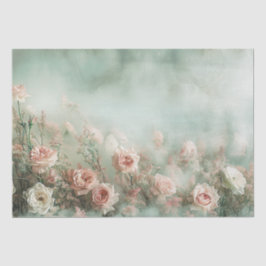 Bloemen Pastel Rozen Pioenrozen Decoupage Tissuepapier