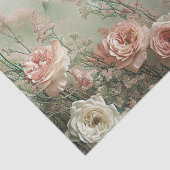 Bloemen Pastel Rozen Pioenrozen Decoupage Tissuepapier (Detail)