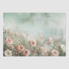 Bloemen Pastel Rozen Pioenrozen Decoupage Tissuepapier