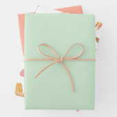 Bloemen pastel rust inpakpapier vel (In situ)