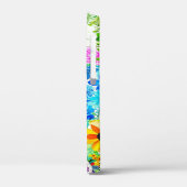 Bloemen Patchwork Art Waterverf Flowers Case-Mate iPhone Case (Achterkant / Links)