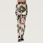 Bloemen Patchwork: Mix Leggings (Achterkant)