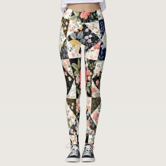 Bloemen Patchwork: Mix Leggings