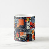  Bloemen Patchwork Patchwork Patroon (3) Koffiemok (Center)