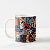  Bloemen Patchwork Patchwork Patroon (3) Koffiemok (Links)