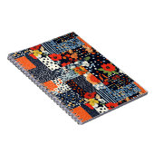  Bloemen Patchwork Patchwork Patroon (3) Notitieboek (Rechterzijde)