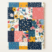 Bloemen Patchwork Patchwork Patroon (4) Planner (Achterkant)