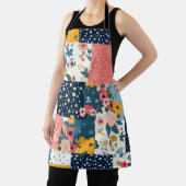  Bloemen Patchwork Patchwork Patroon (4) Schort (Insitu)