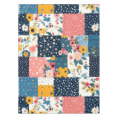 Bloemen Patchwork Patchwork Patroon (4) Tafelkleed (Voorkant)