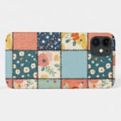  Bloemen Patchwork Patchwork Patroon (6) Case-Mate iPhone Case (Achterkant (horizontaal))