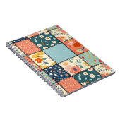  Bloemen Patchwork Patchwork Patroon (6) Notitieboek (Rechterzijde)