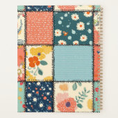 Bloemen Patchwork Patchwork Patroon (6) Planner (Achterkant)