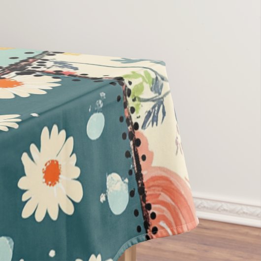  Bloemen Patchwork Patchwork Patroon (6) Tafelkleed (Voorbeeld)