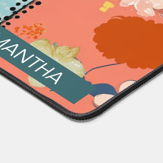 Bloemen Patchwork Patchwork Patroon (7) Bureaumat (Hoek)