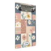 Bloemen Patchwork Patroon - Pastel (11) Mini Klembord (Schuin)