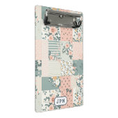 Bloemen Patchwork Patroon - Pastel (12) Mini Klembord (Schuin)