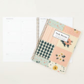  Bloemen Patchwork Patroon - Pastel (1) Planner (Display)