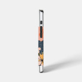 Bloemen Patchwork Patroon - Pastel (2) iPhone Hoesje (Linkerkant)
