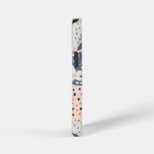  Bloemen Patchwork Patroon - Pastel (7) iPhone Hoesje (Rechterkant)