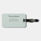  Bloemen Patchwork Style Design Bagagelabel (Achterkant horizontaal)