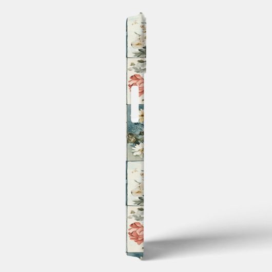 Bloemen Patchwork Style Design Case-Mate iPhone Case (Achterkant / Rechts)
