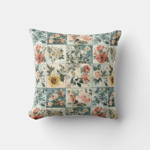  Bloemen Patchwork Style Design Kussen