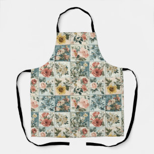 Bloemen Patchwork Style Design Schort