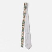 Bloemen Patchwork Style Design Stropdas (Achterkant)