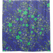 Bloemen patroon 08.b DGrey BG Douchegordijn (Voorkant)