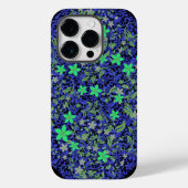 Bloemen patroon 08.b Zwart BG Case-Mate iPhone Case (Achterkant)