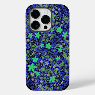 Bloemen patroon 08.b Zwart BG Case-Mate iPhone 14 Pro Hoesje