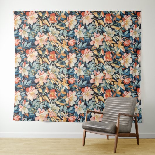 Bloemen Patroon 10 Tapijt Wandkleed (In Situ (horizontaal))