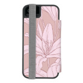 Bloemen Patroon 11 Incipio iPhone Portemonnee Hoesje (Agenda Achterkant)